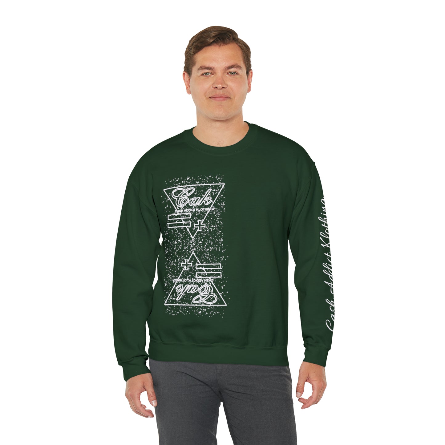 CAK Blurred Double Vision Crewneck Sweatshirt