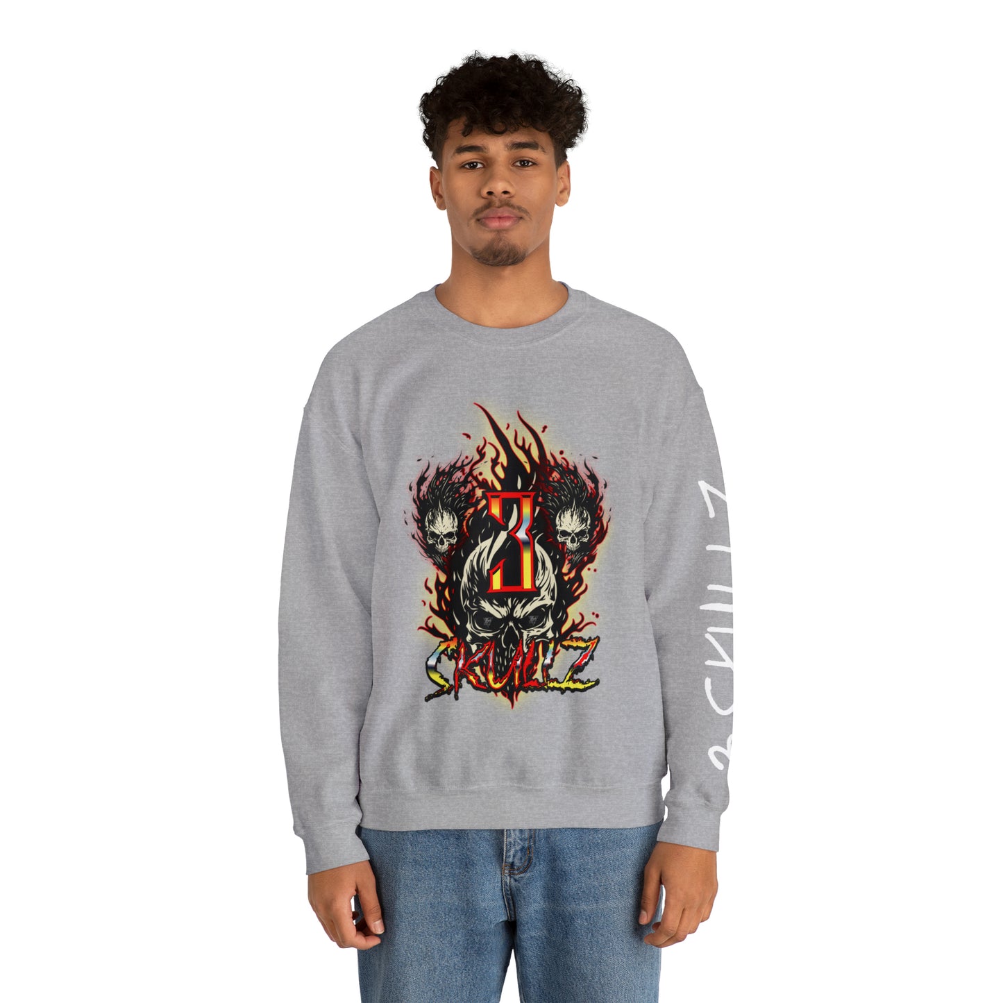 3 Skullz #4 Crewneck Sweatshirt