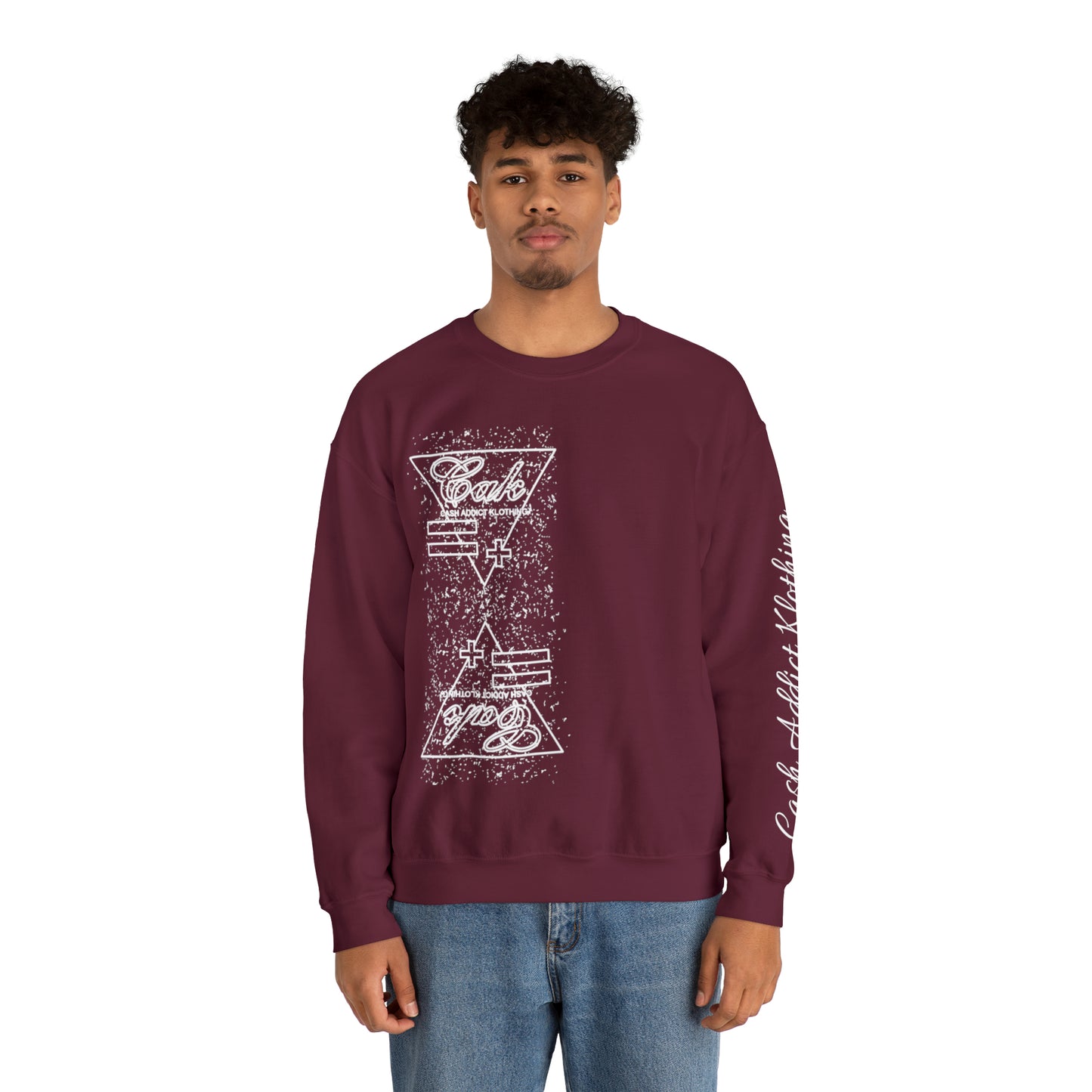 CAK Blurred Double Vision Crewneck Sweatshirt