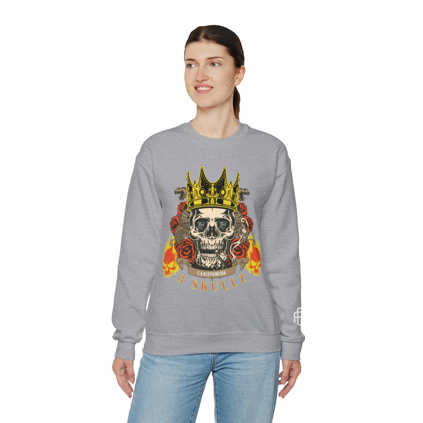 3 Skullz 1 Crewneck Sweatshirt