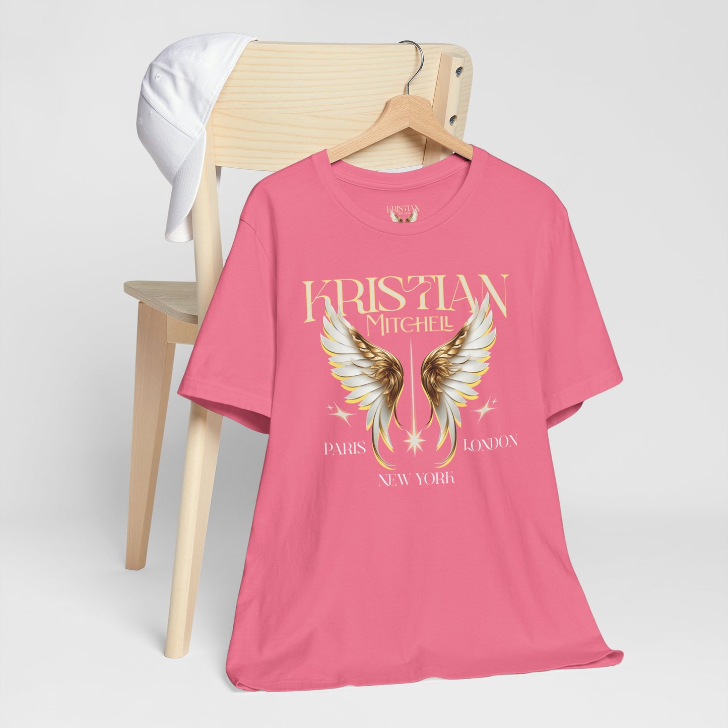 Kristian Mitchell Angel Wings Short Sleeve Tee