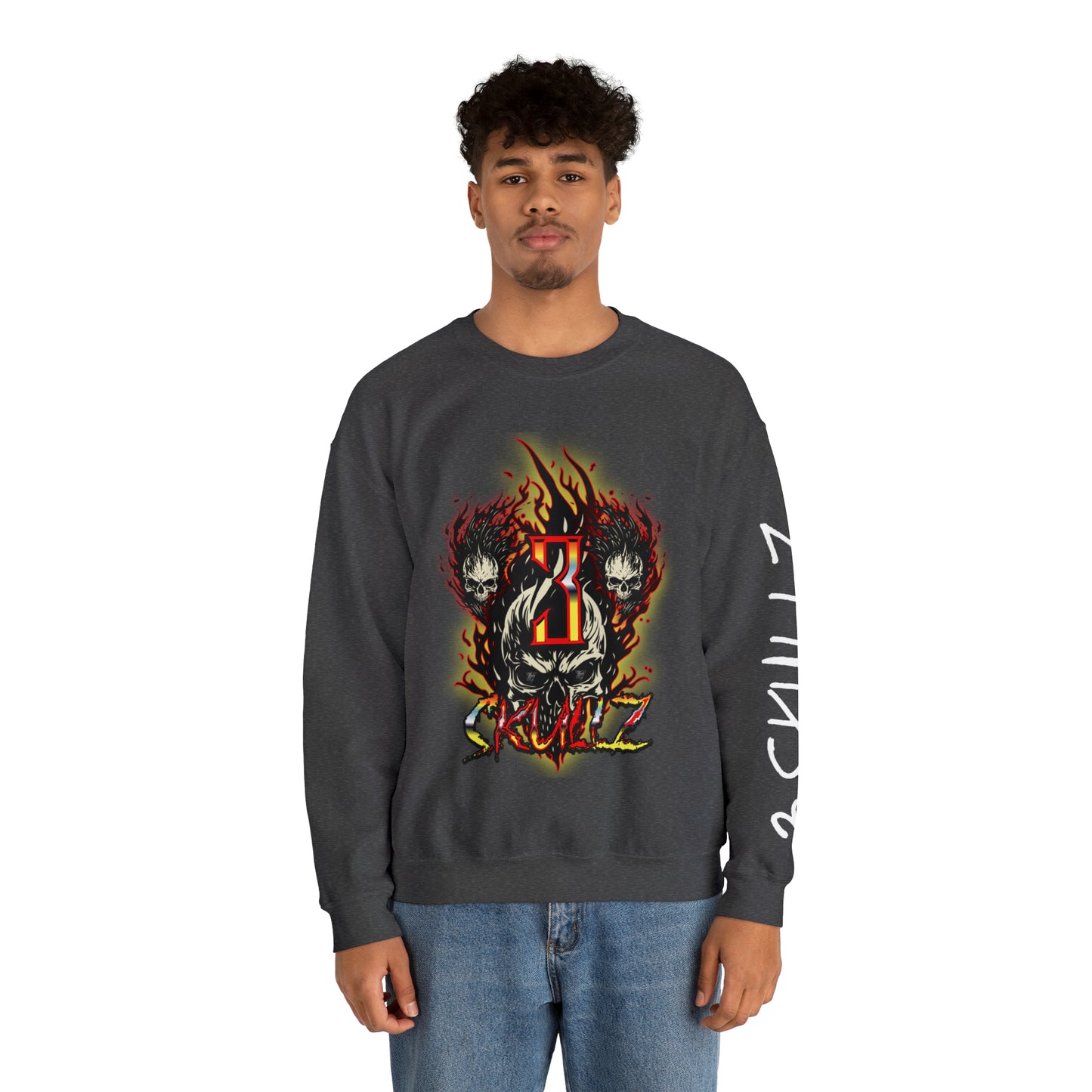 3 Skullz #4 Crewneck Sweatshirt