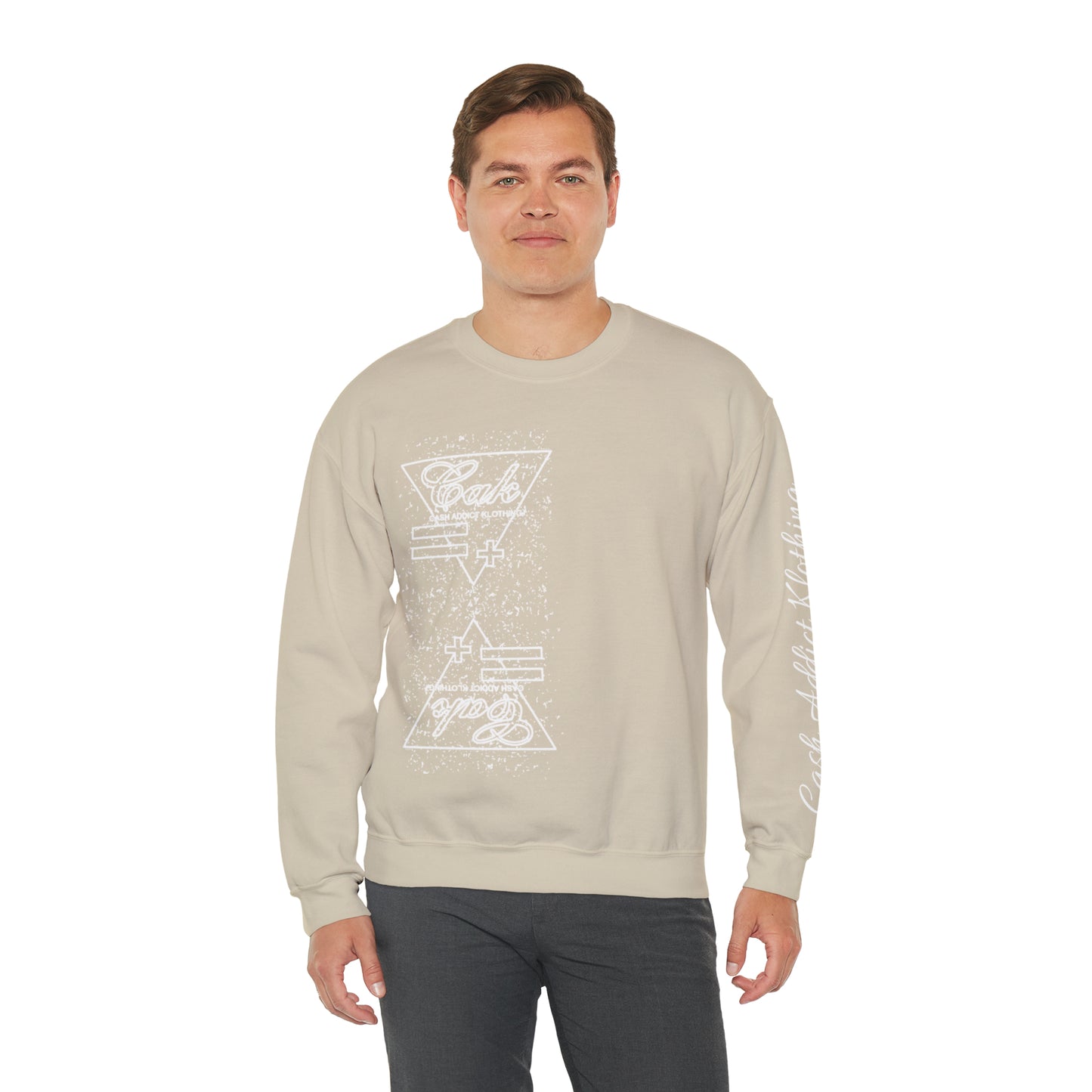 CAK Blurred Double Vision Crewneck Sweatshirt