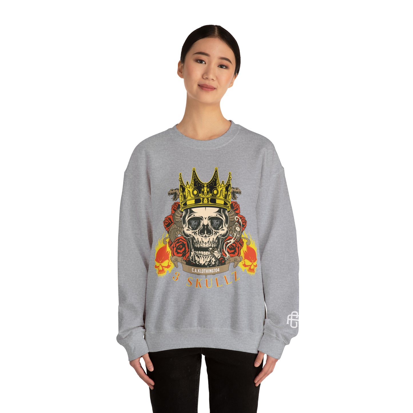 3 Skullz 1 Crewneck Sweatshirt