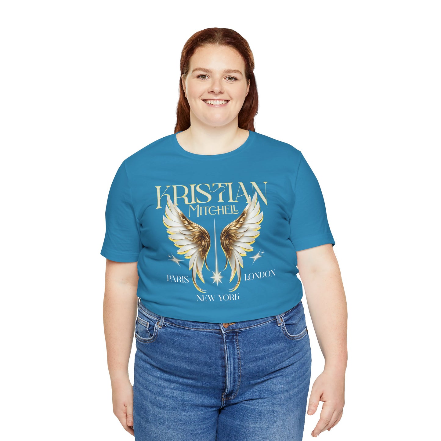 Kristian Mitchell Angel Wings Short Sleeve Tee