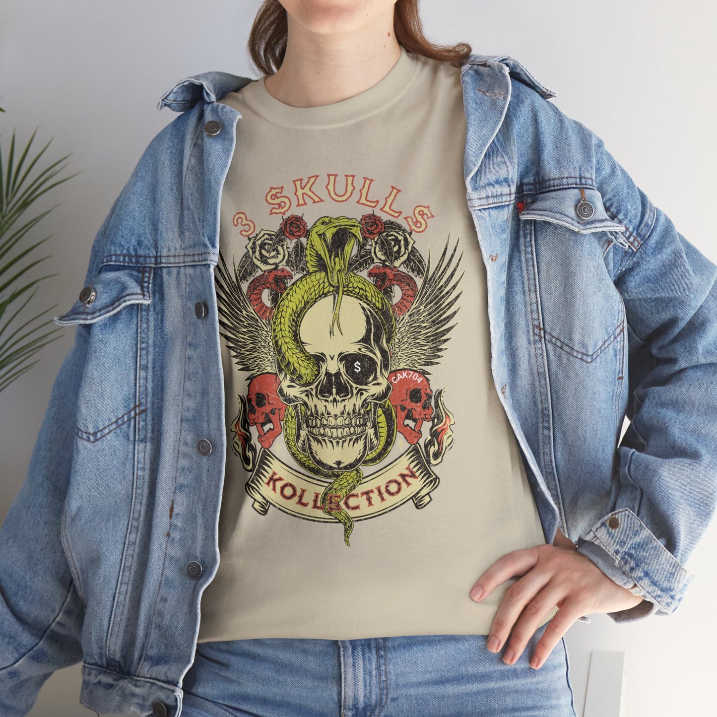 3 Skullz 2 Cotton Tee