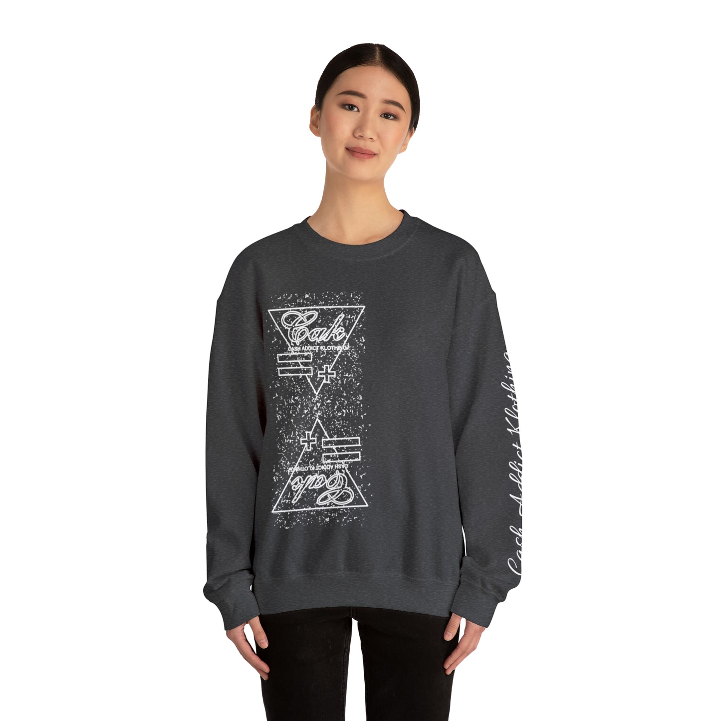 CAK Blurred Double Vision Crewneck Sweatshirt