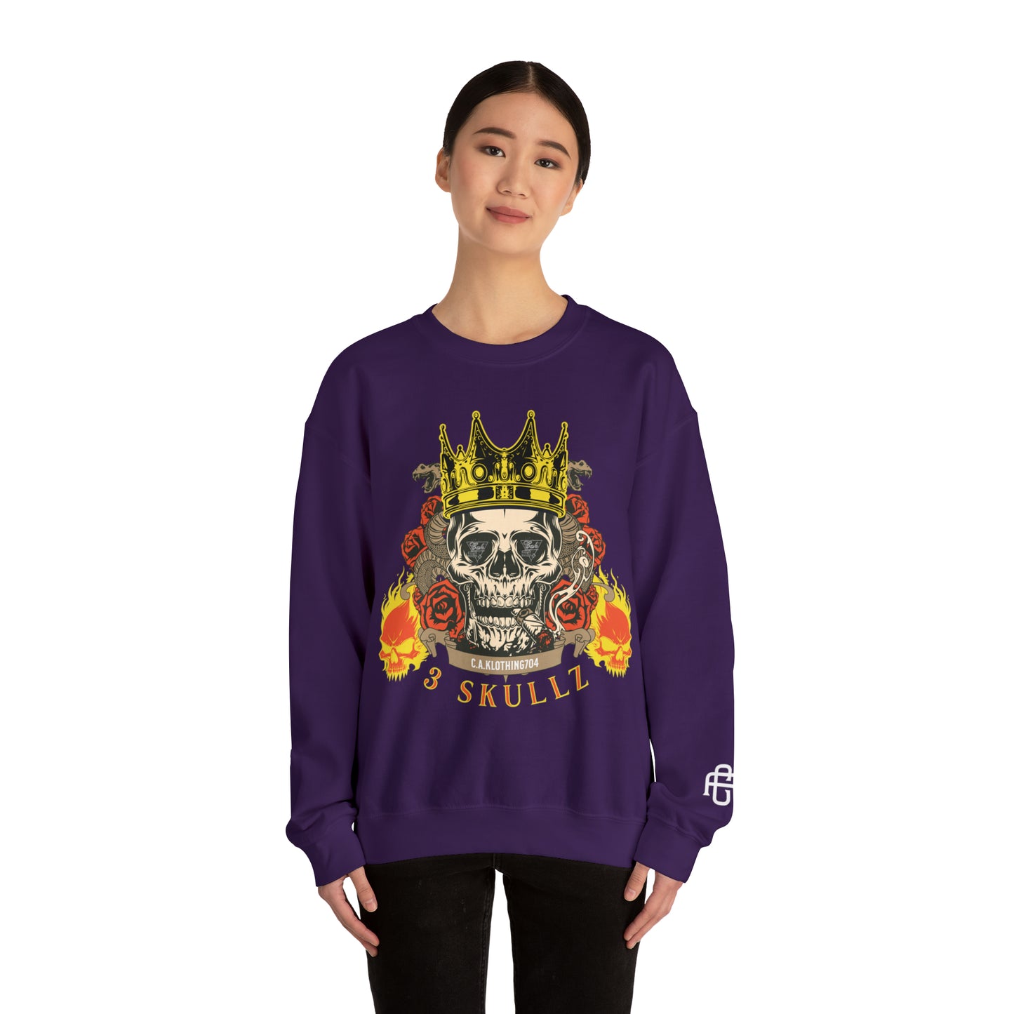 3 Skullz 1 Crewneck Sweatshirt