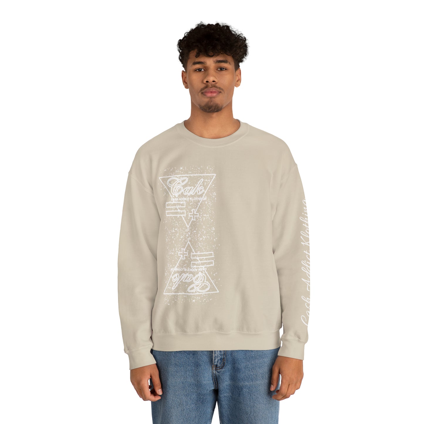 CAK Blurred Double Vision Crewneck Sweatshirt