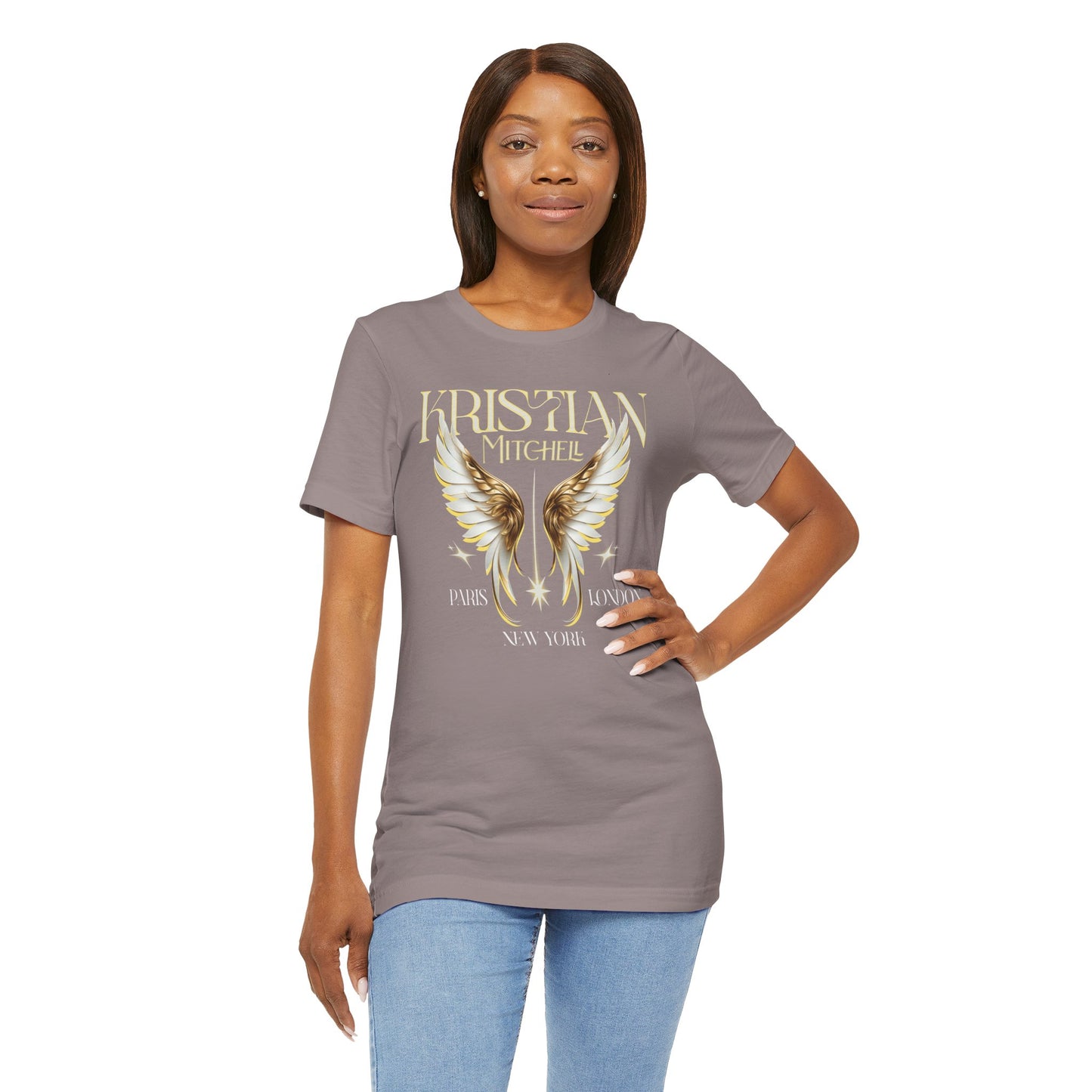 Kristian Mitchell Angel Wings Short Sleeve Tee