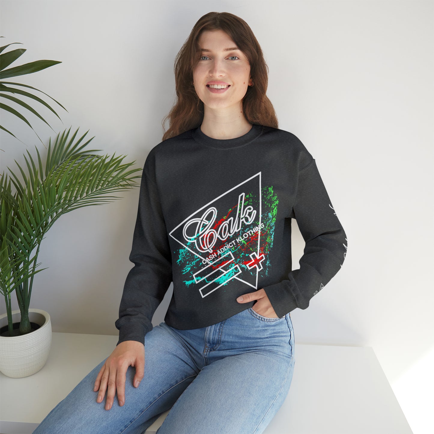 CAK Tilted Wave Crewneck Sweatshirt