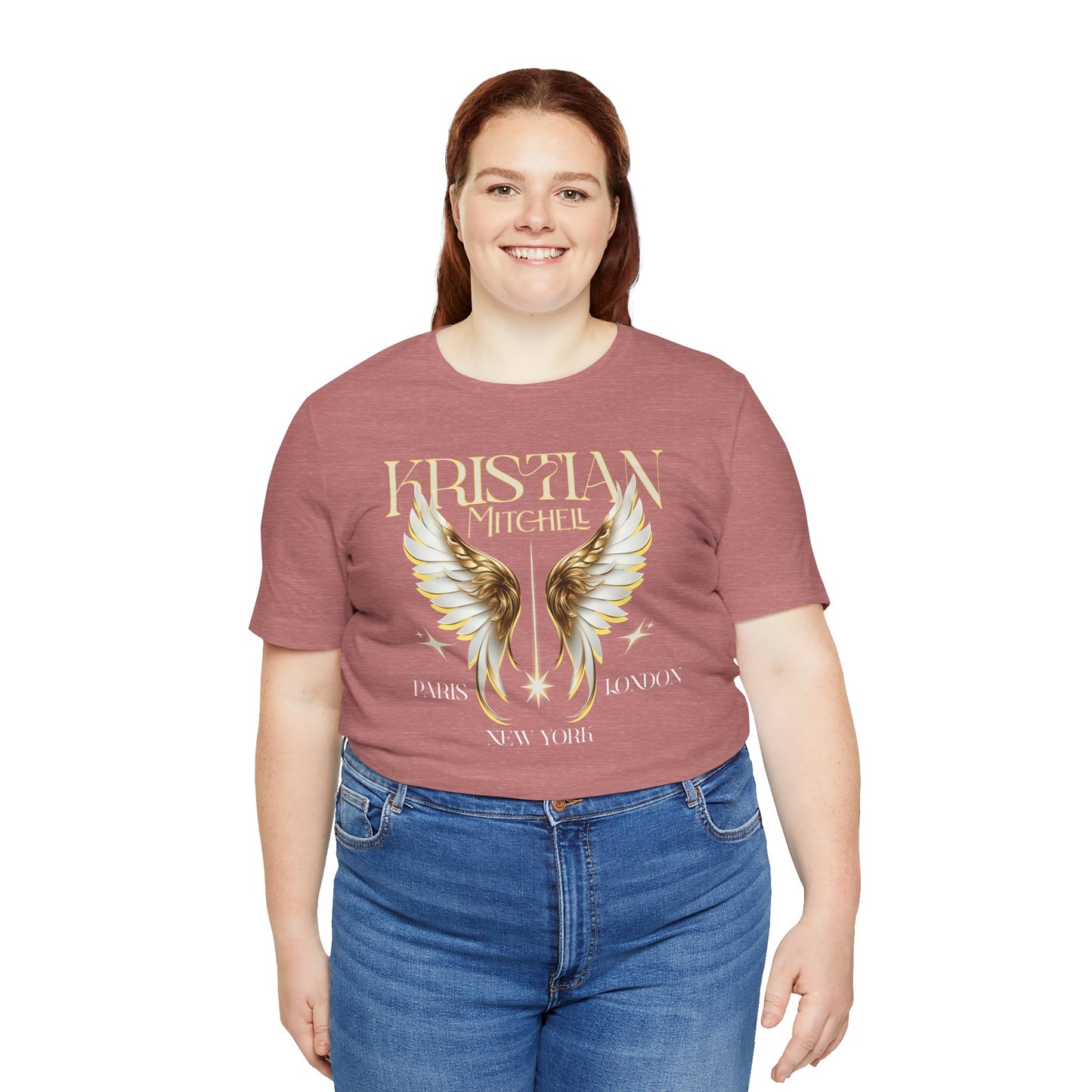 Kristian Mitchell Angel Wings Short Sleeve Tee