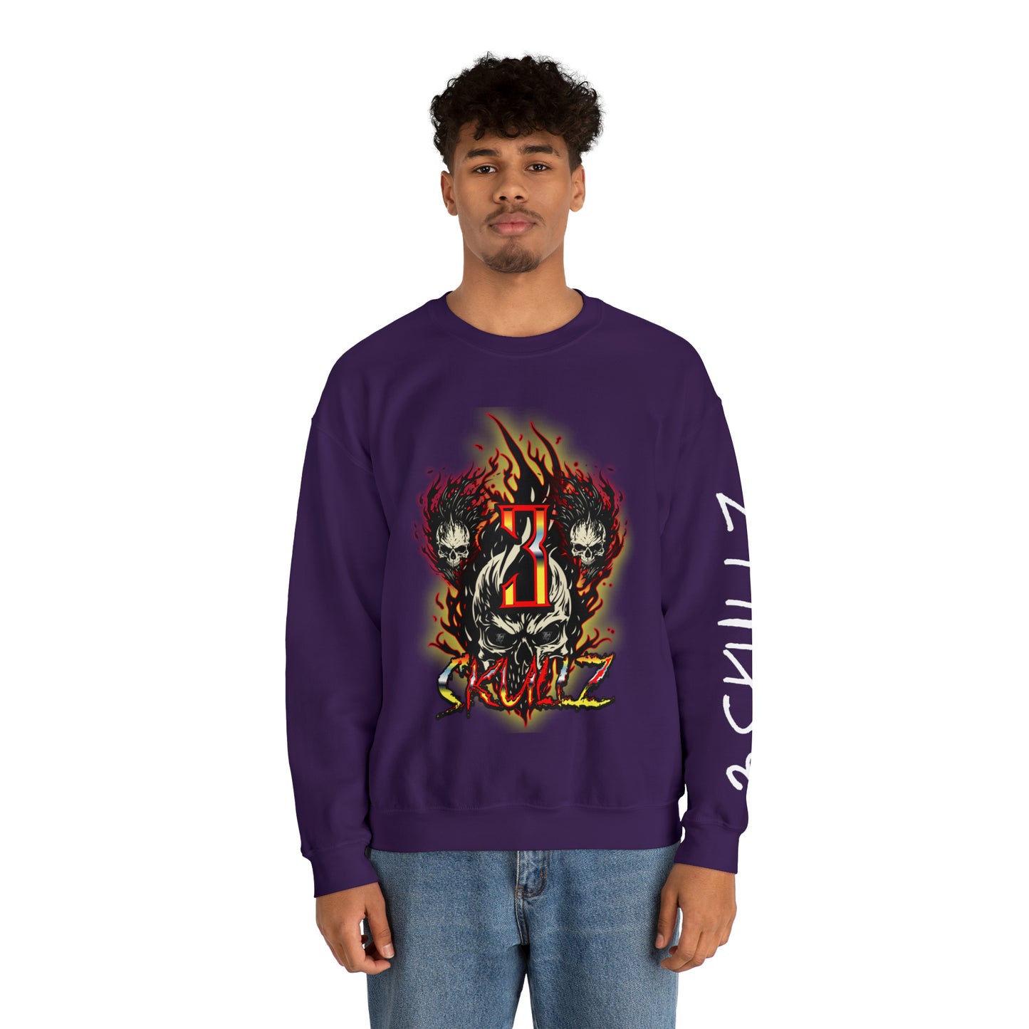 3 Skullz #4 Crewneck Sweatshirt