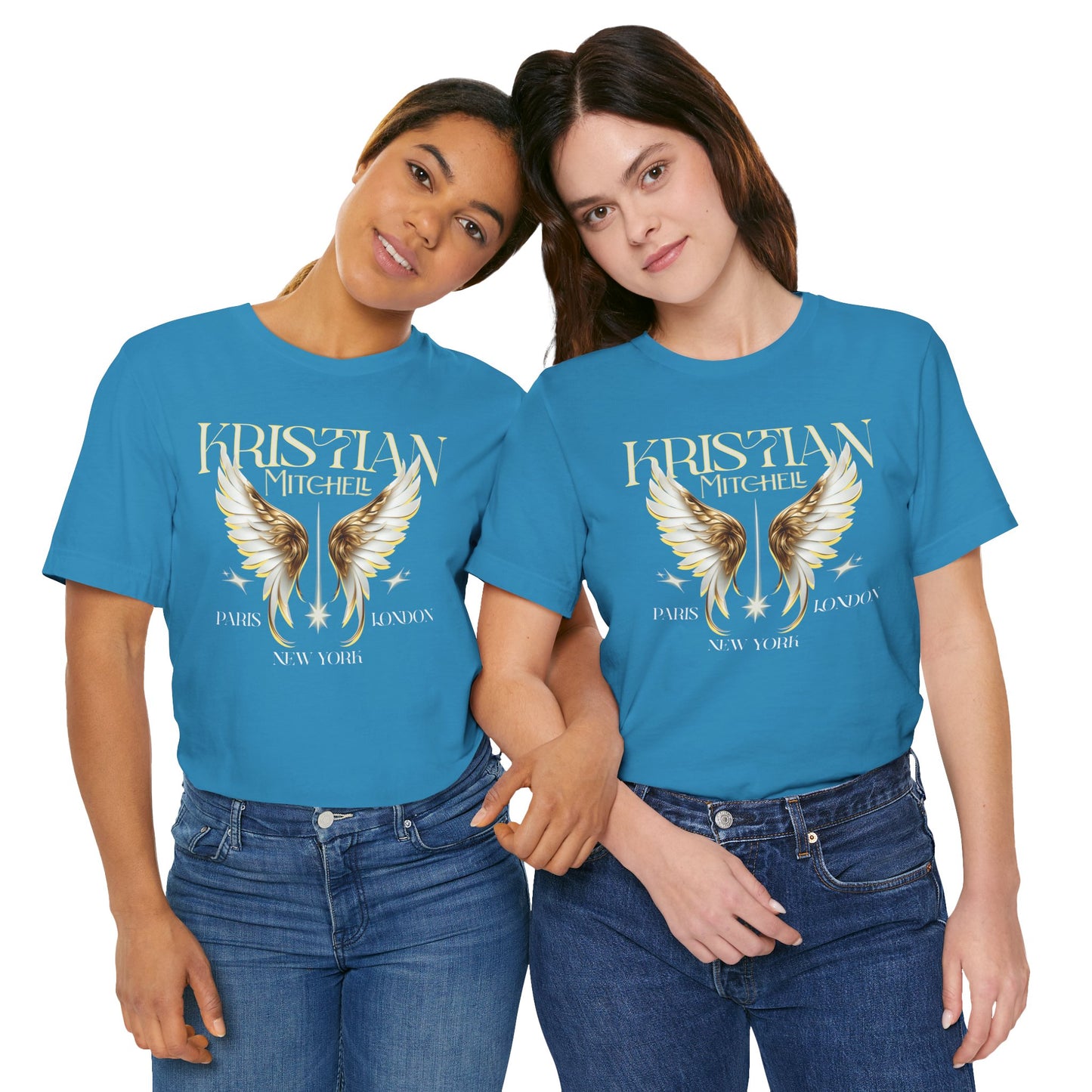 Kristian Mitchell Angel Wings Short Sleeve Tee