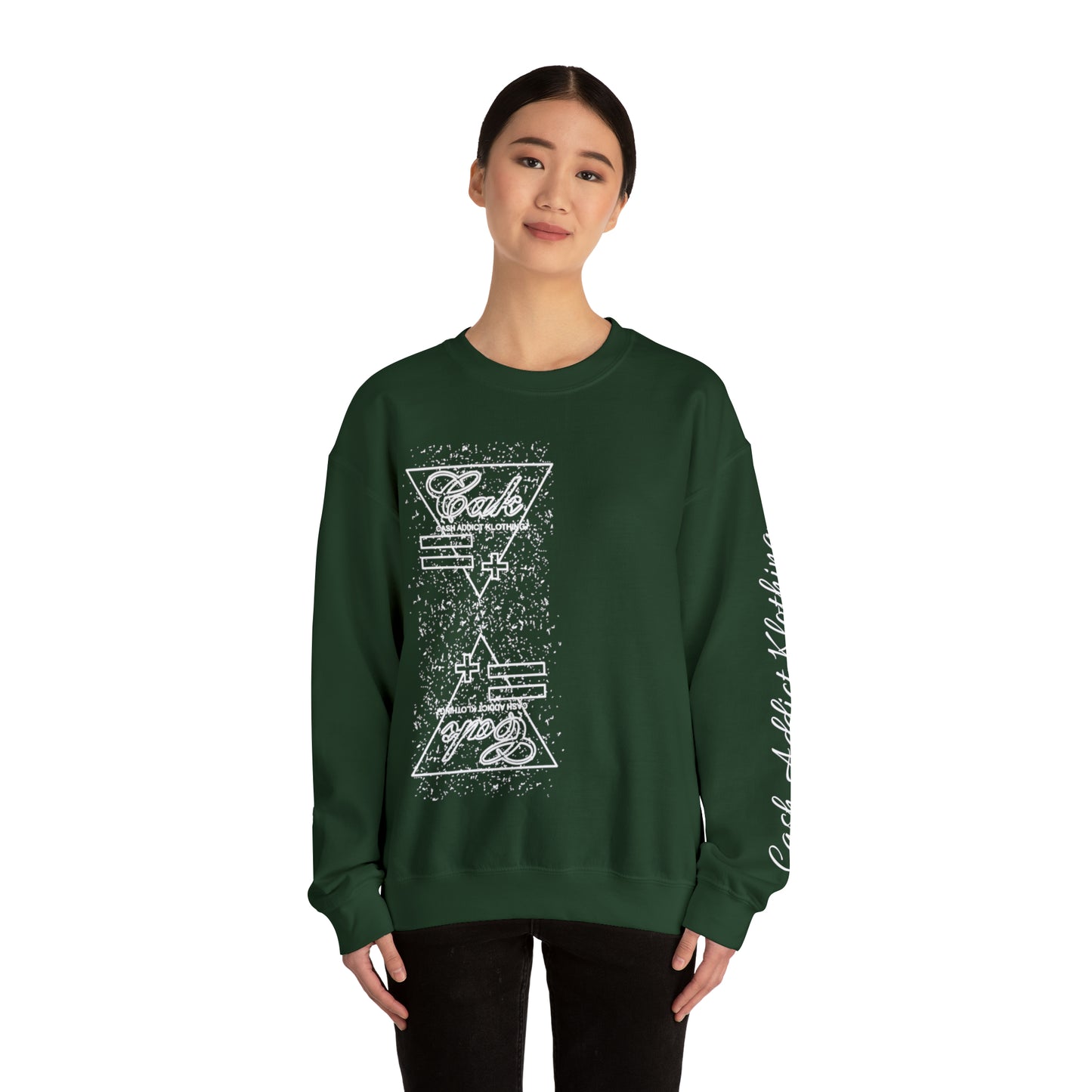 CAK Blurred Double Vision Crewneck Sweatshirt