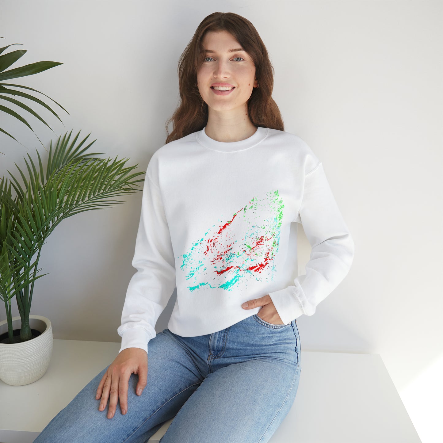 CAK Tilted Wave Crewneck Sweatshirt