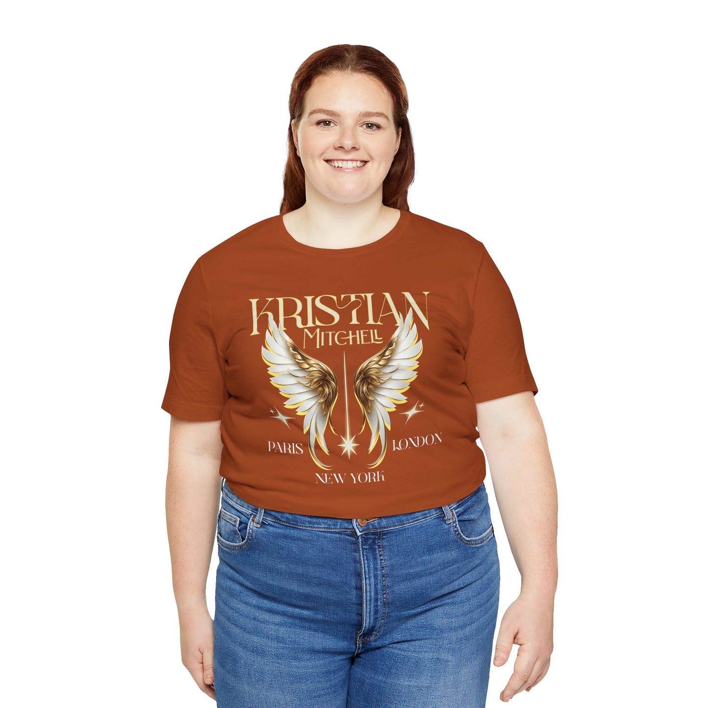 Kristian Mitchell Angel Wings Short Sleeve Tee