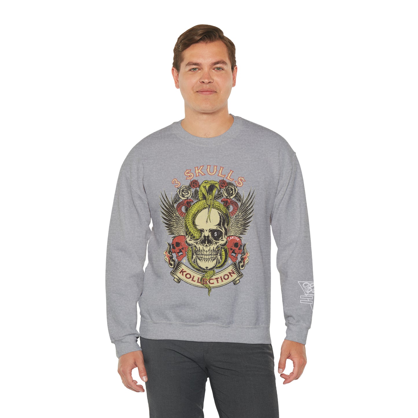 3 Skullz 2 Crewneck Sweatshirt