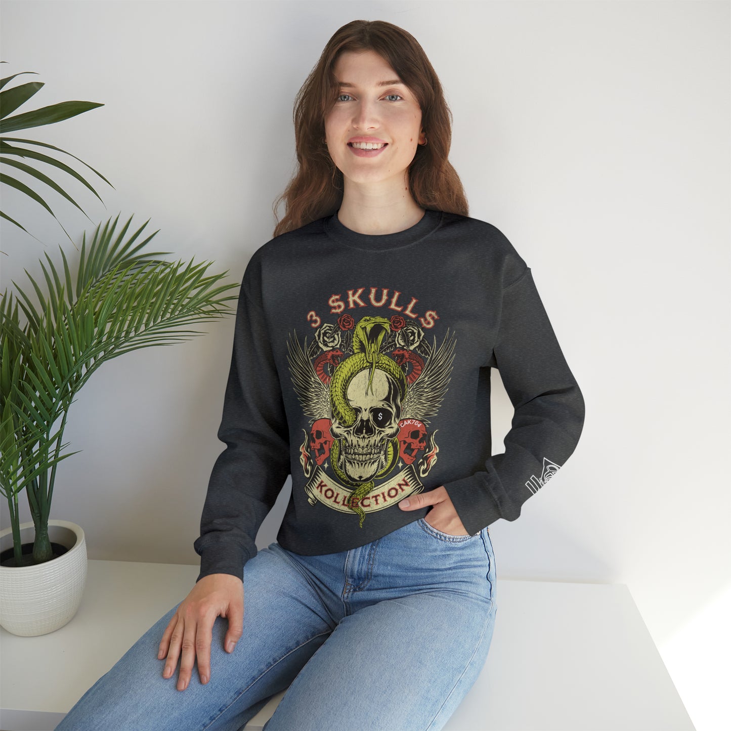 3 Skullz 2 Crewneck Sweatshirt