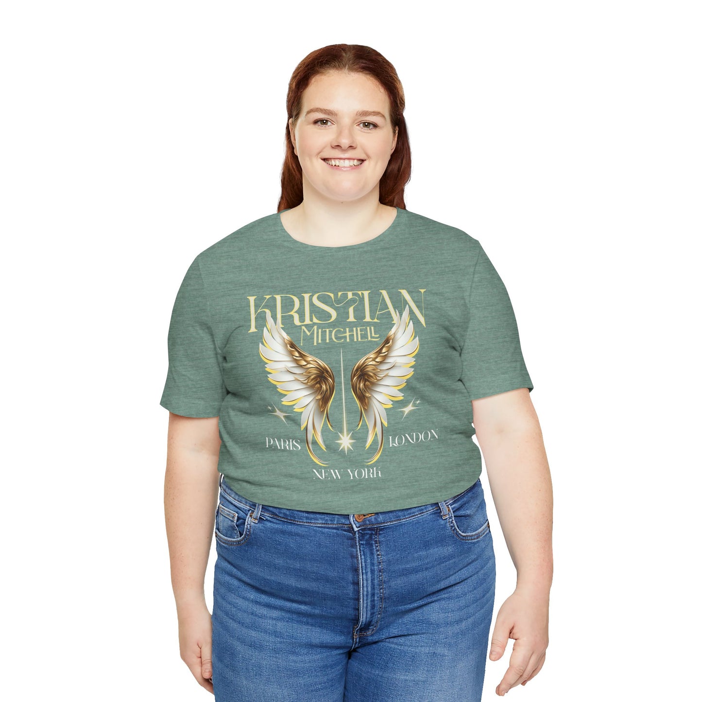 Kristian Mitchell Angel Wings Short Sleeve Tee