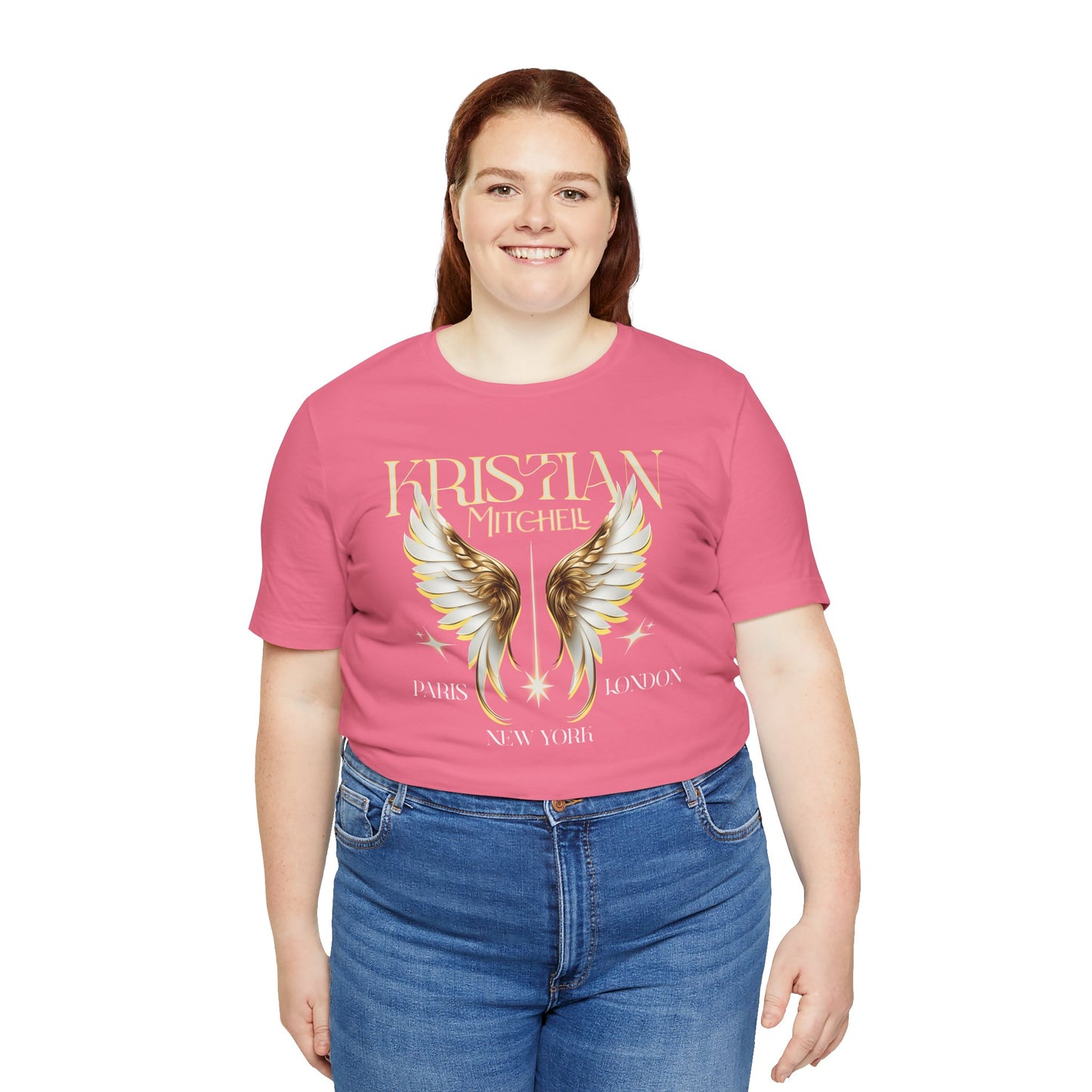 Kristian Mitchell Angel Wings Short Sleeve Tee