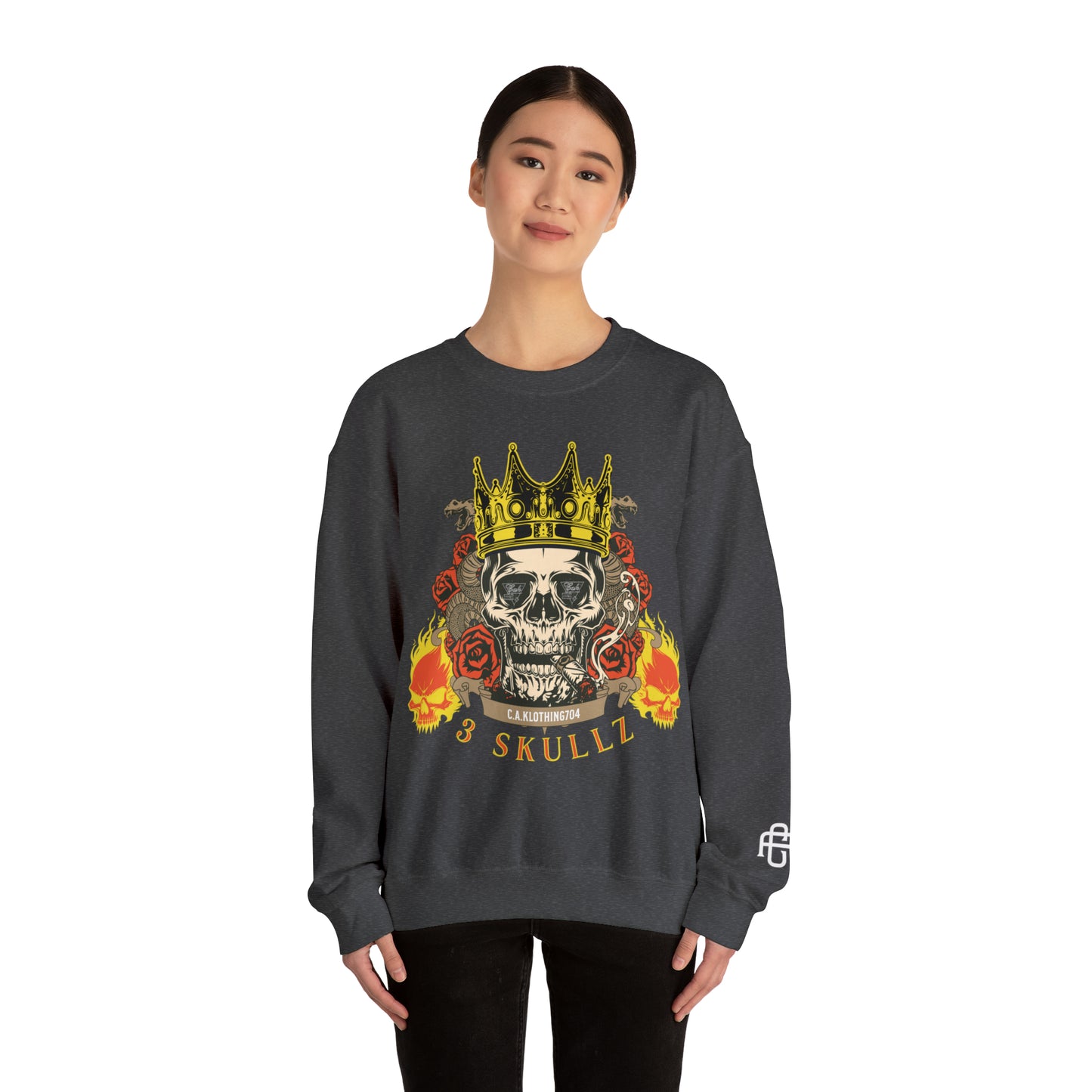 3 Skullz 1 Crewneck Sweatshirt