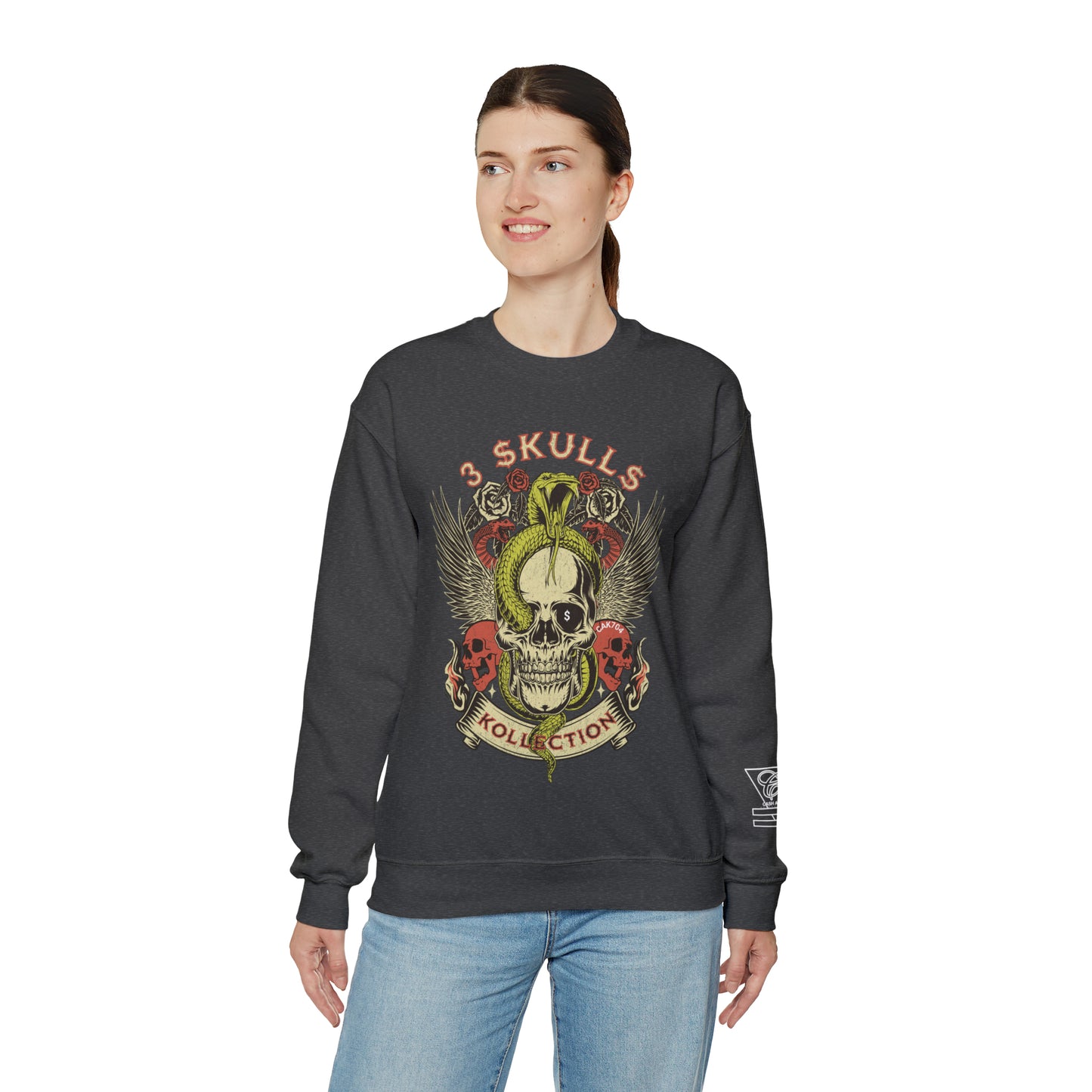 3 Skullz 2 Crewneck Sweatshirt