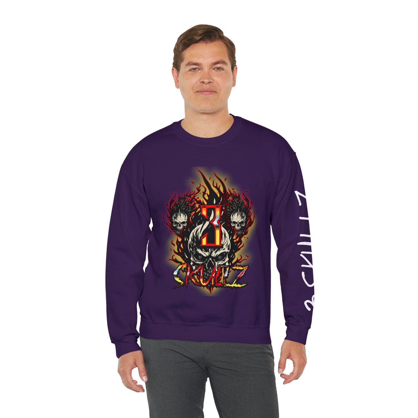 3 Skullz #4 Crewneck Sweatshirt