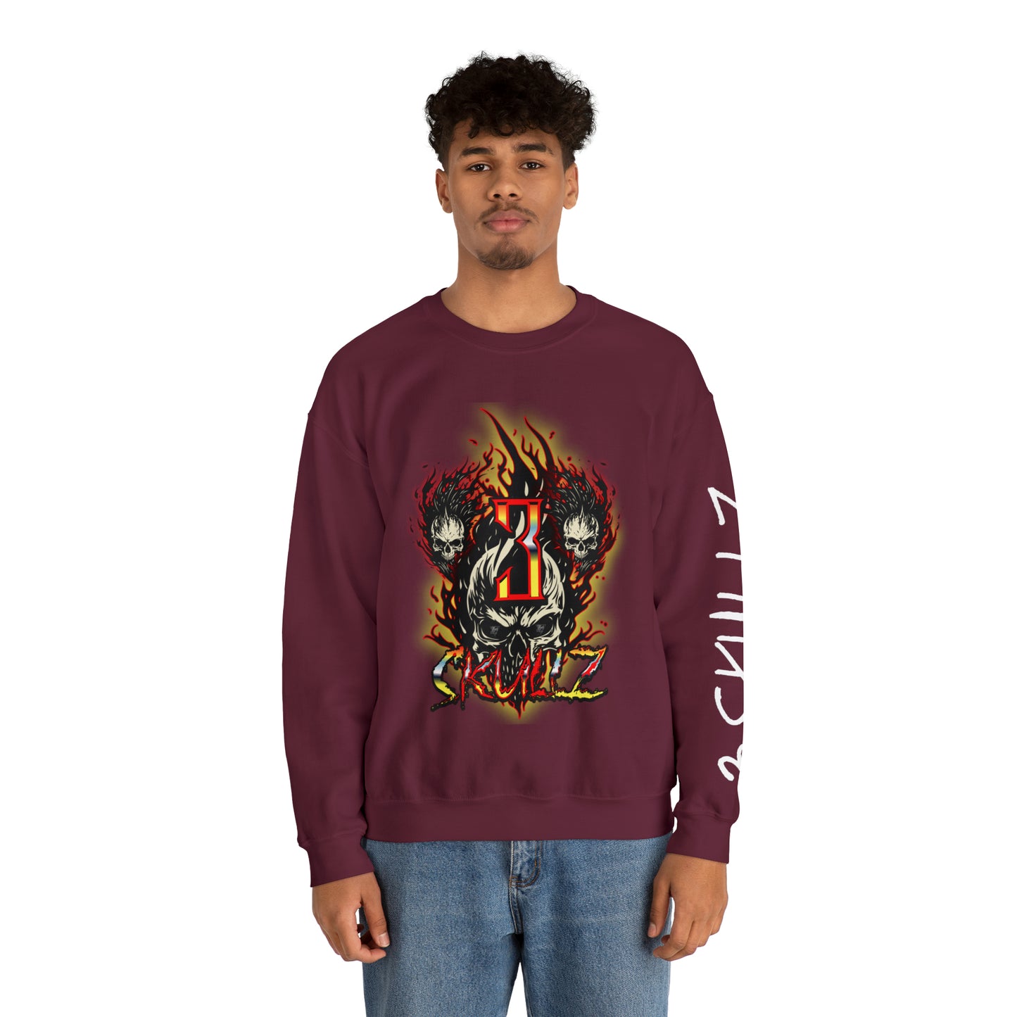 3 Skullz #4 Crewneck Sweatshirt