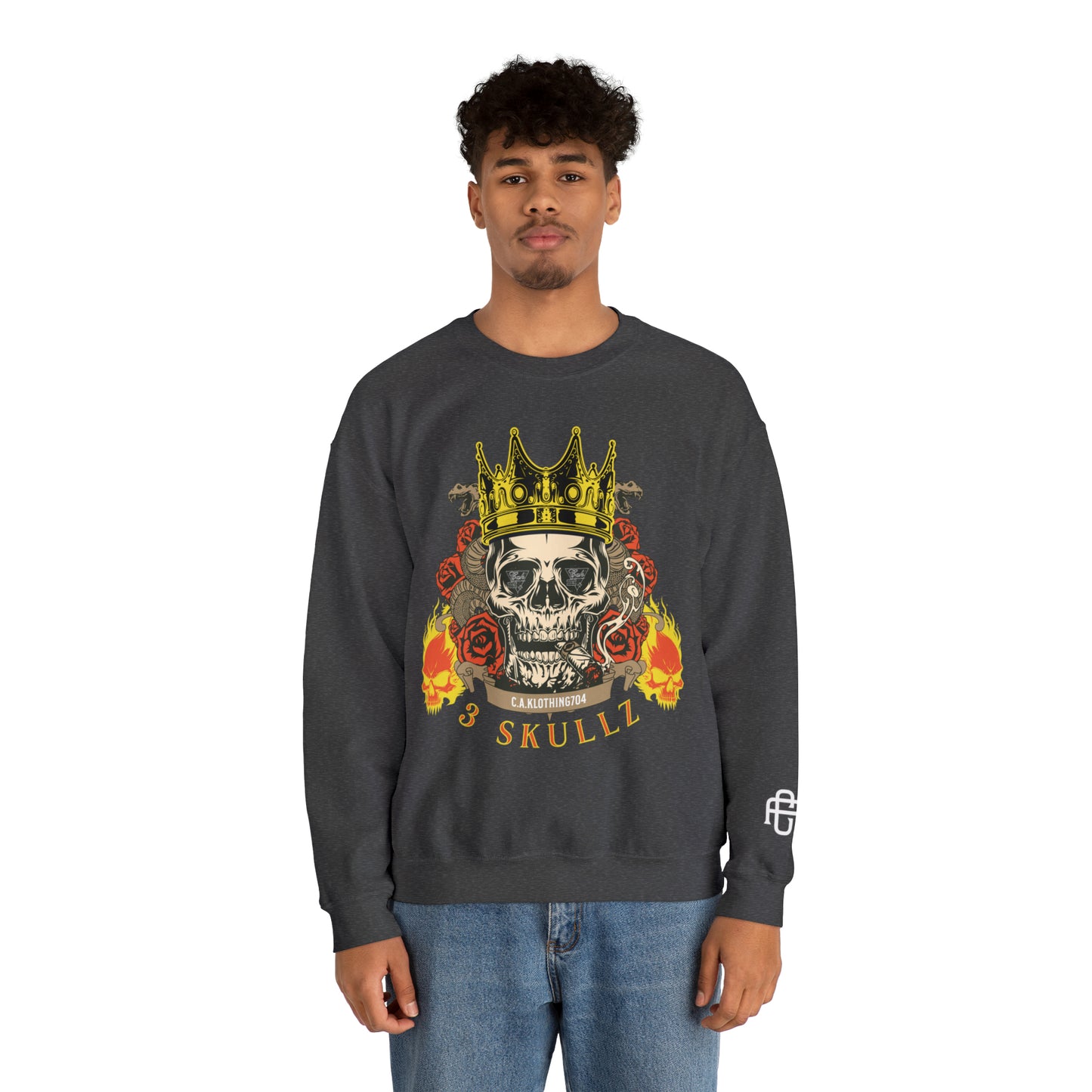 3 Skullz 1 Crewneck Sweatshirt