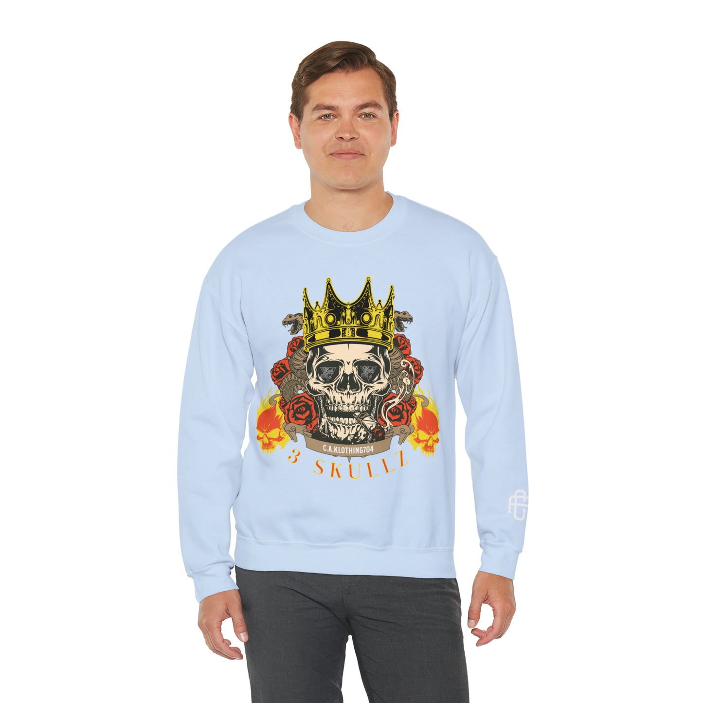 3 Skullz 1 Crewneck Sweatshirt