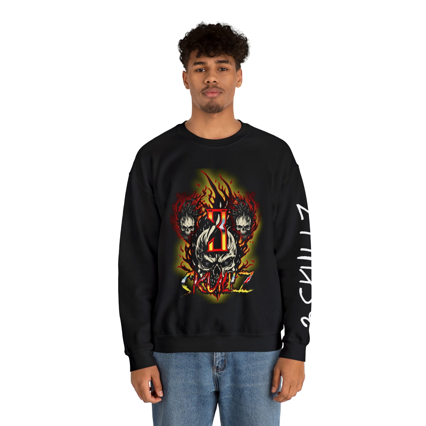 3 Skullz #4 Crewneck Sweatshirt