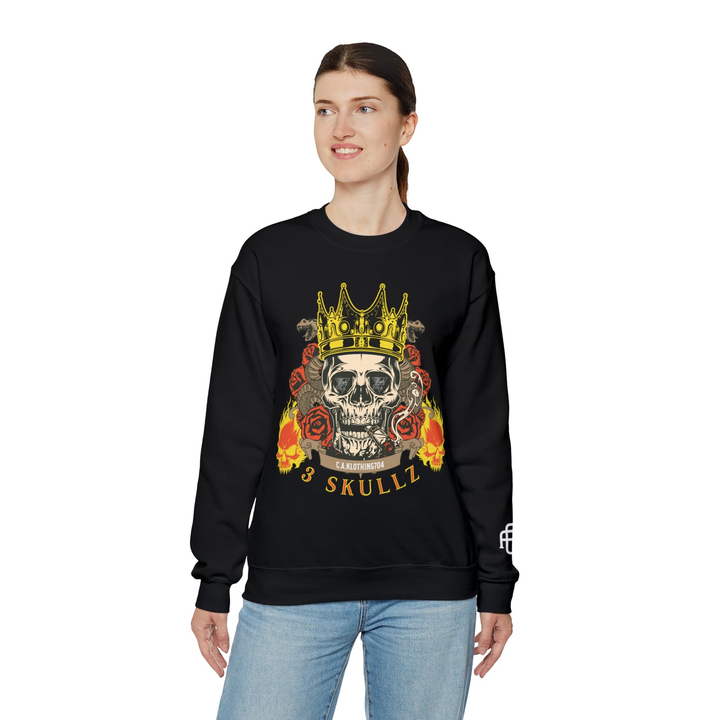 3 Skullz 1 Crewneck Sweatshirt