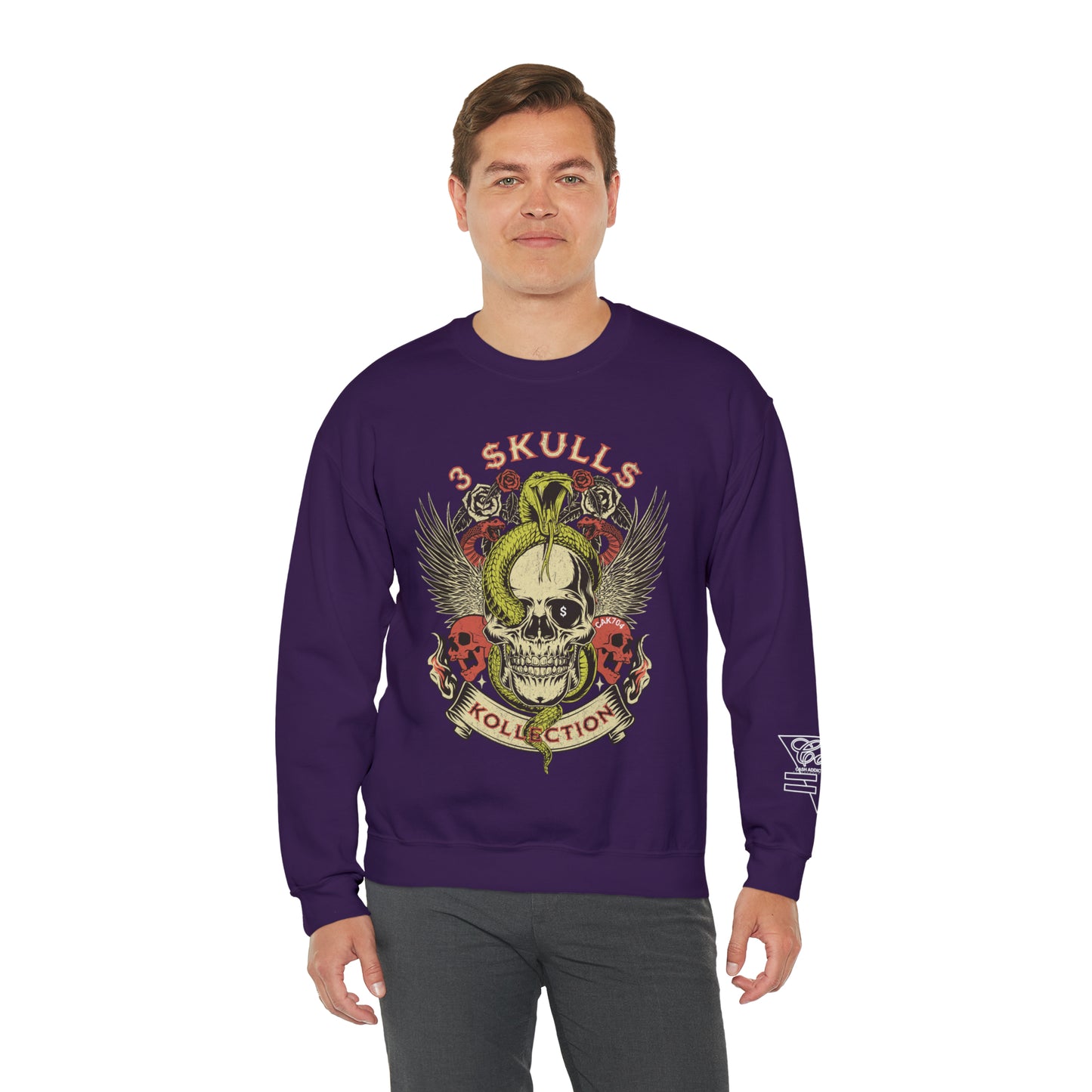 3 Skullz 2 Crewneck Sweatshirt