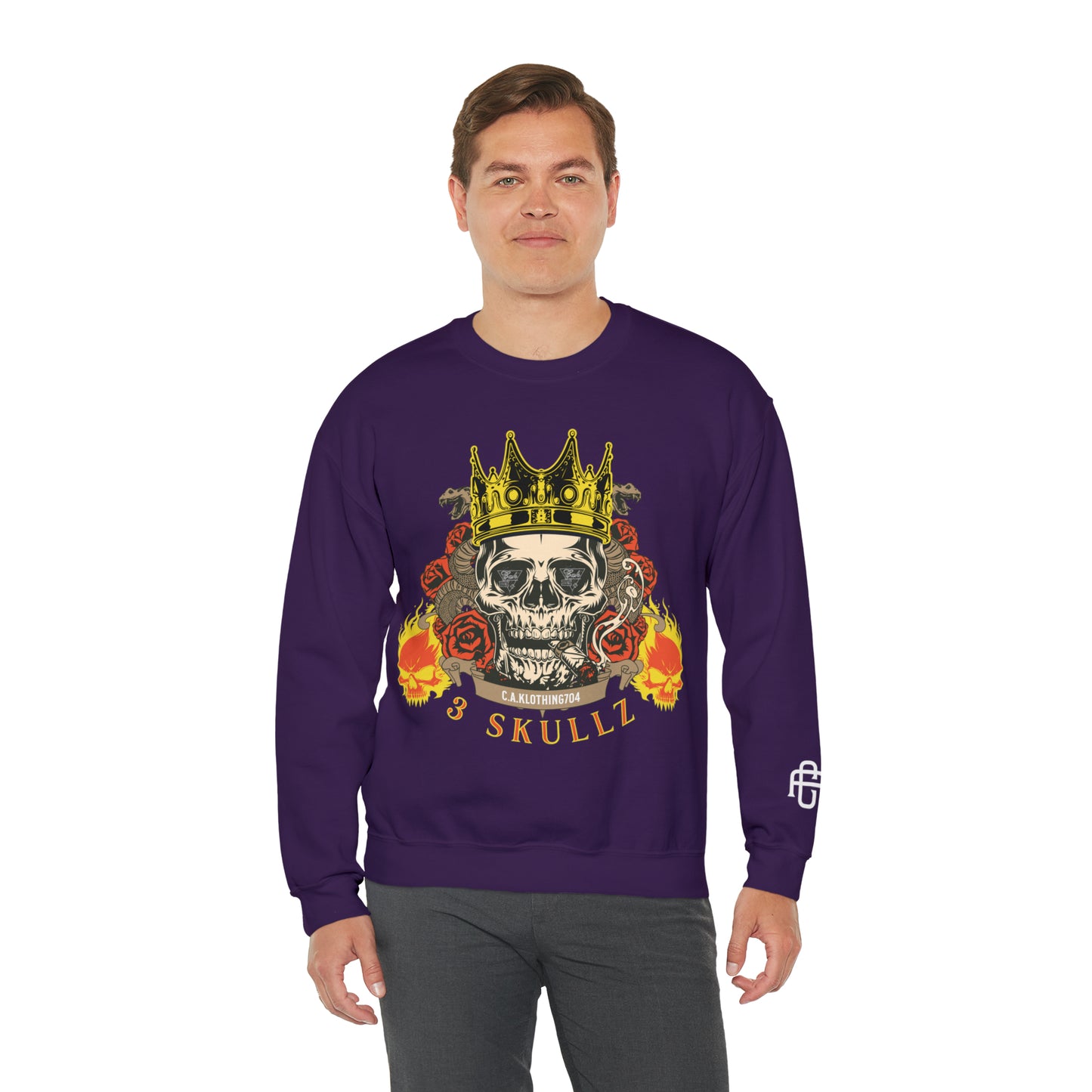 3 Skullz 1 Crewneck Sweatshirt